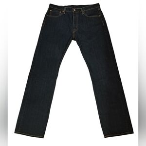 LEVI'S CLASSIC DARK DENIM ORIGIONAL FIT MENS JEANS 34 X 32